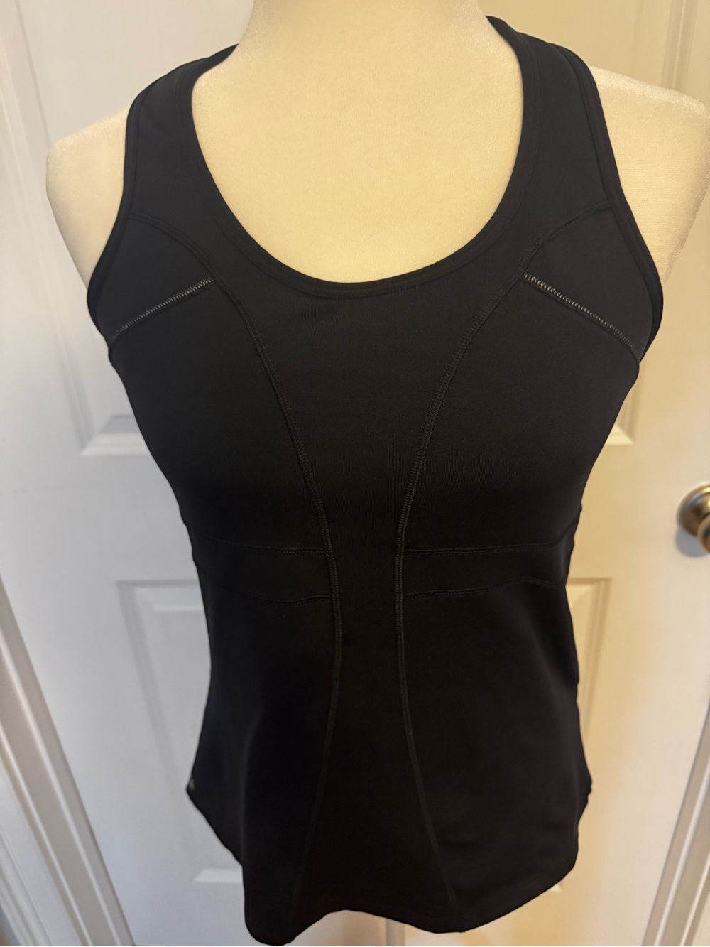 Athleta Black Racerback Performance Tank